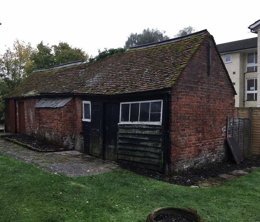 Garage conversion before restoration