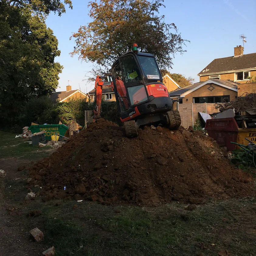 Preparing ground for extension