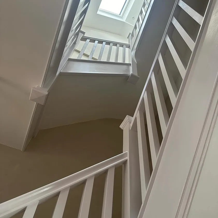 New staircase and bannisters