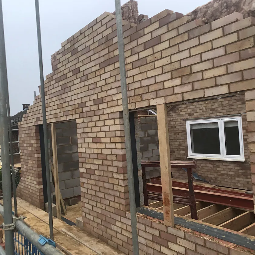 Extension being built