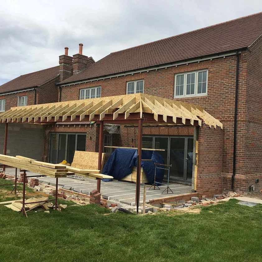 New extension on house